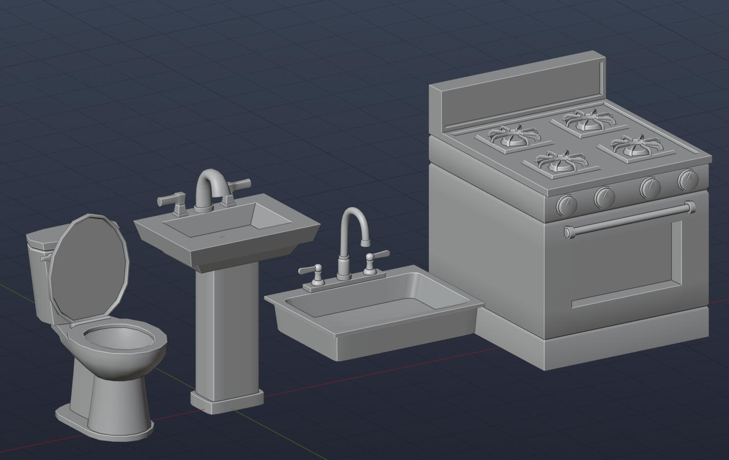 Solid View of the Appliances